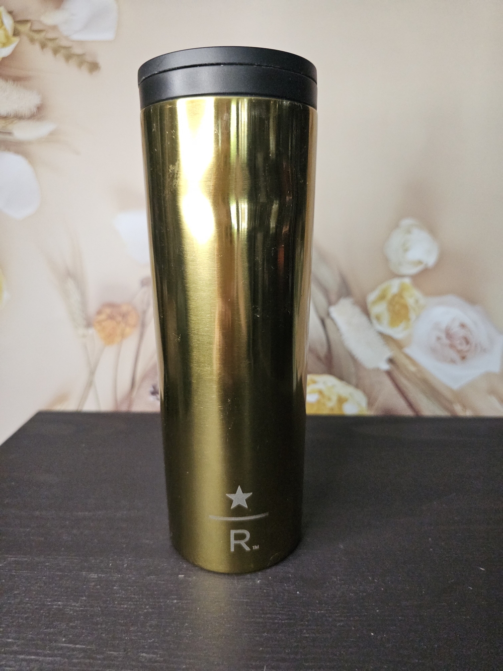 Starbucks Gold and Black Insulated Tumbler